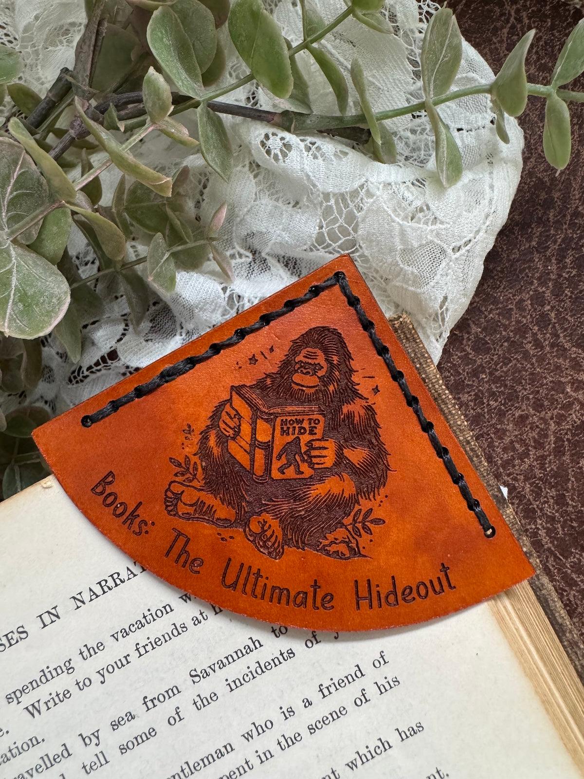 Bigfoot Leather Bookmark