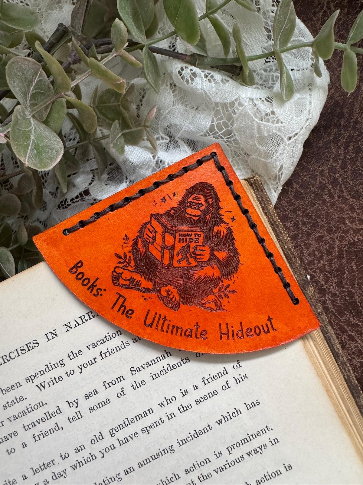 Bigfoot Leather Bookmark