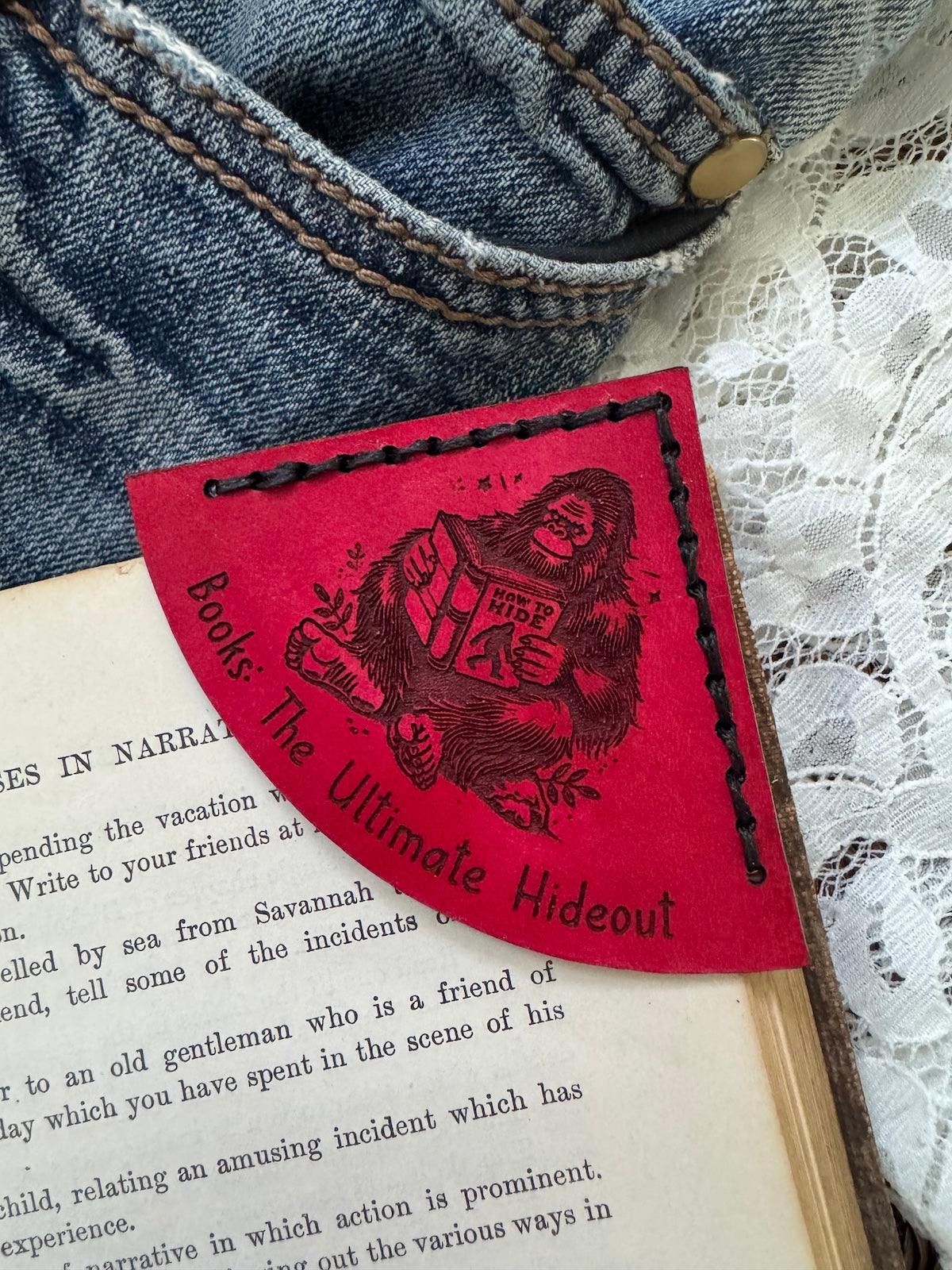 Bigfoot Leather Bookmark