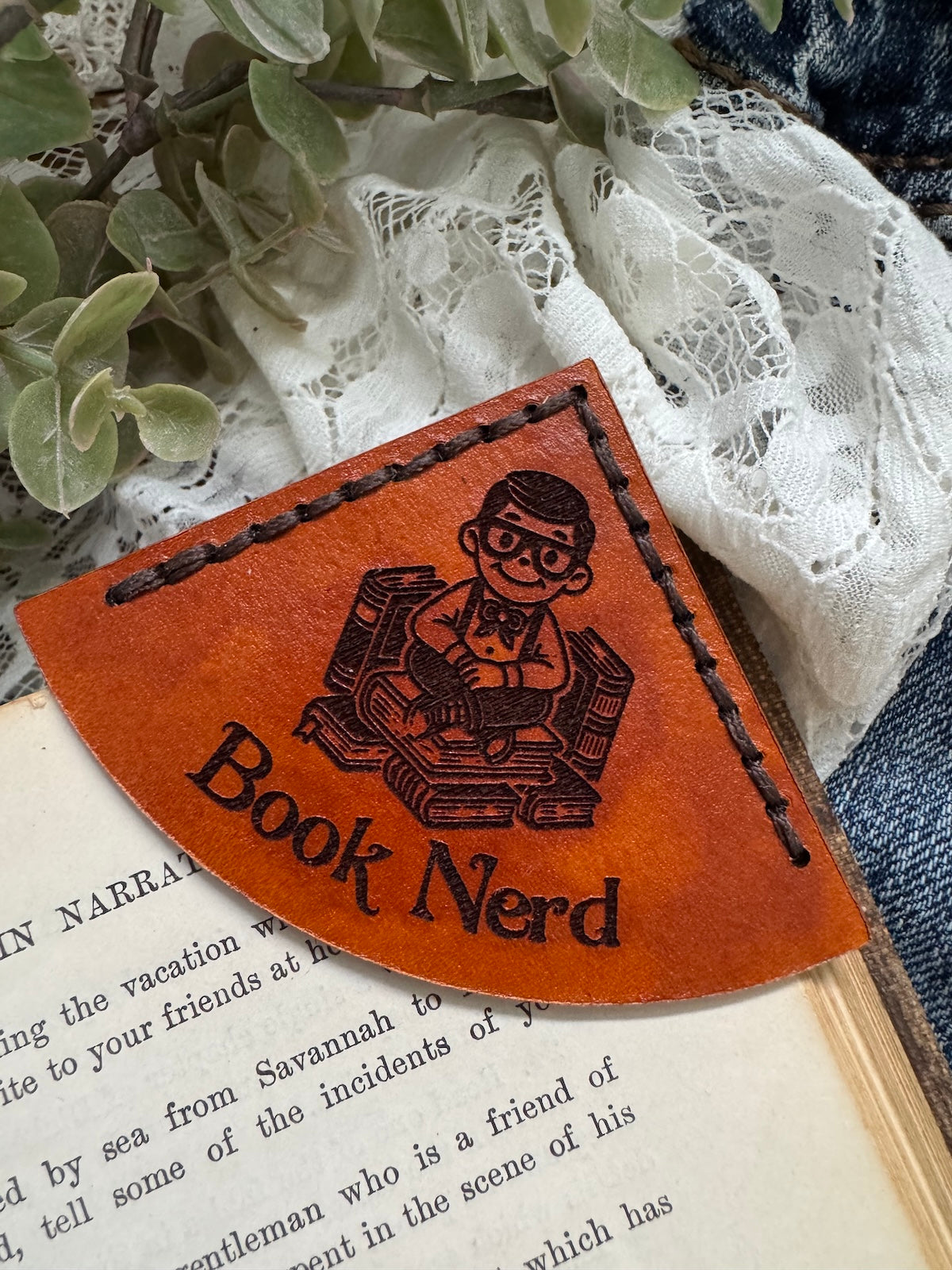 Book Nerd Bookmark - Boy