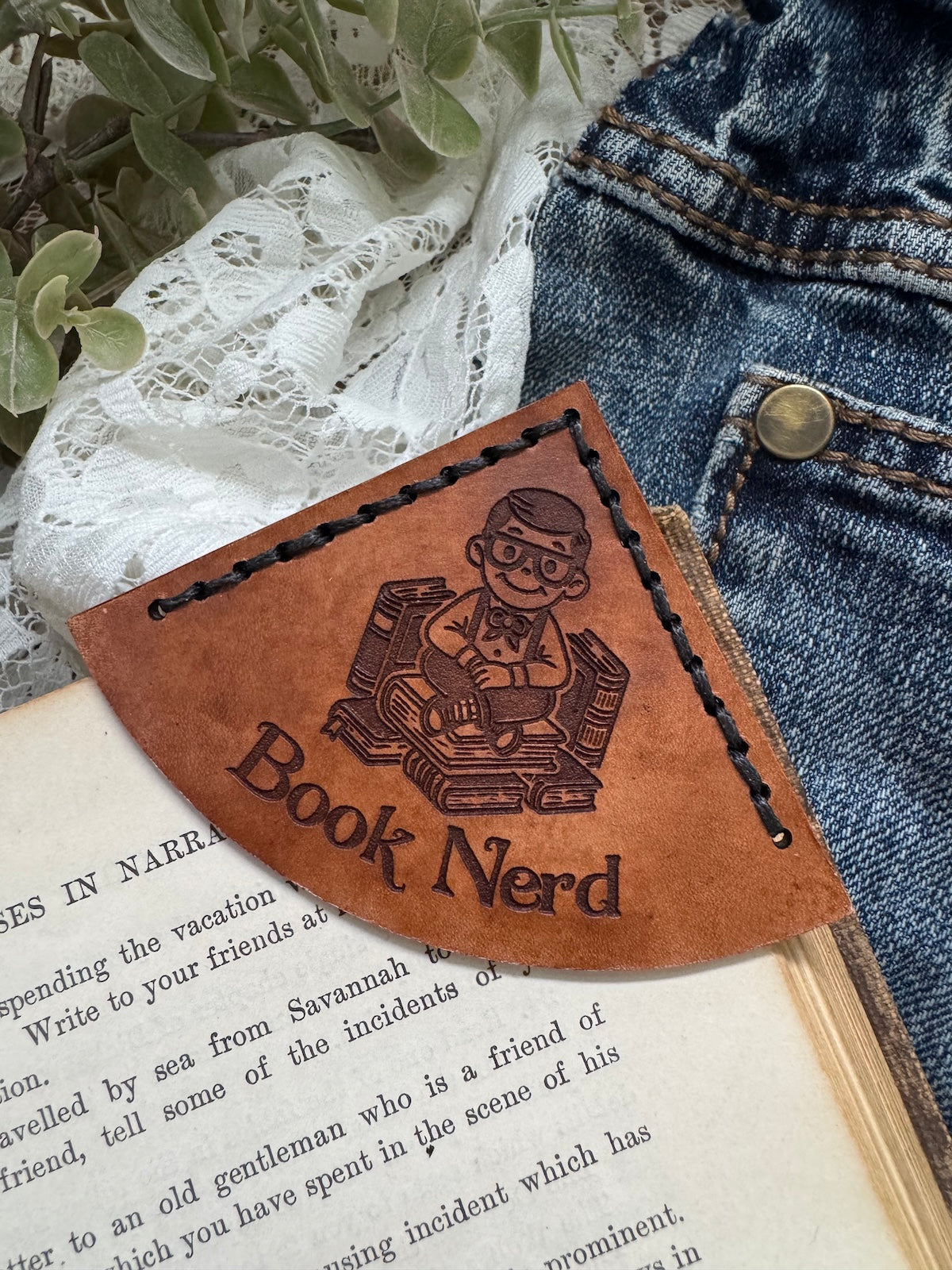 Book Nerd Bookmark - Boy