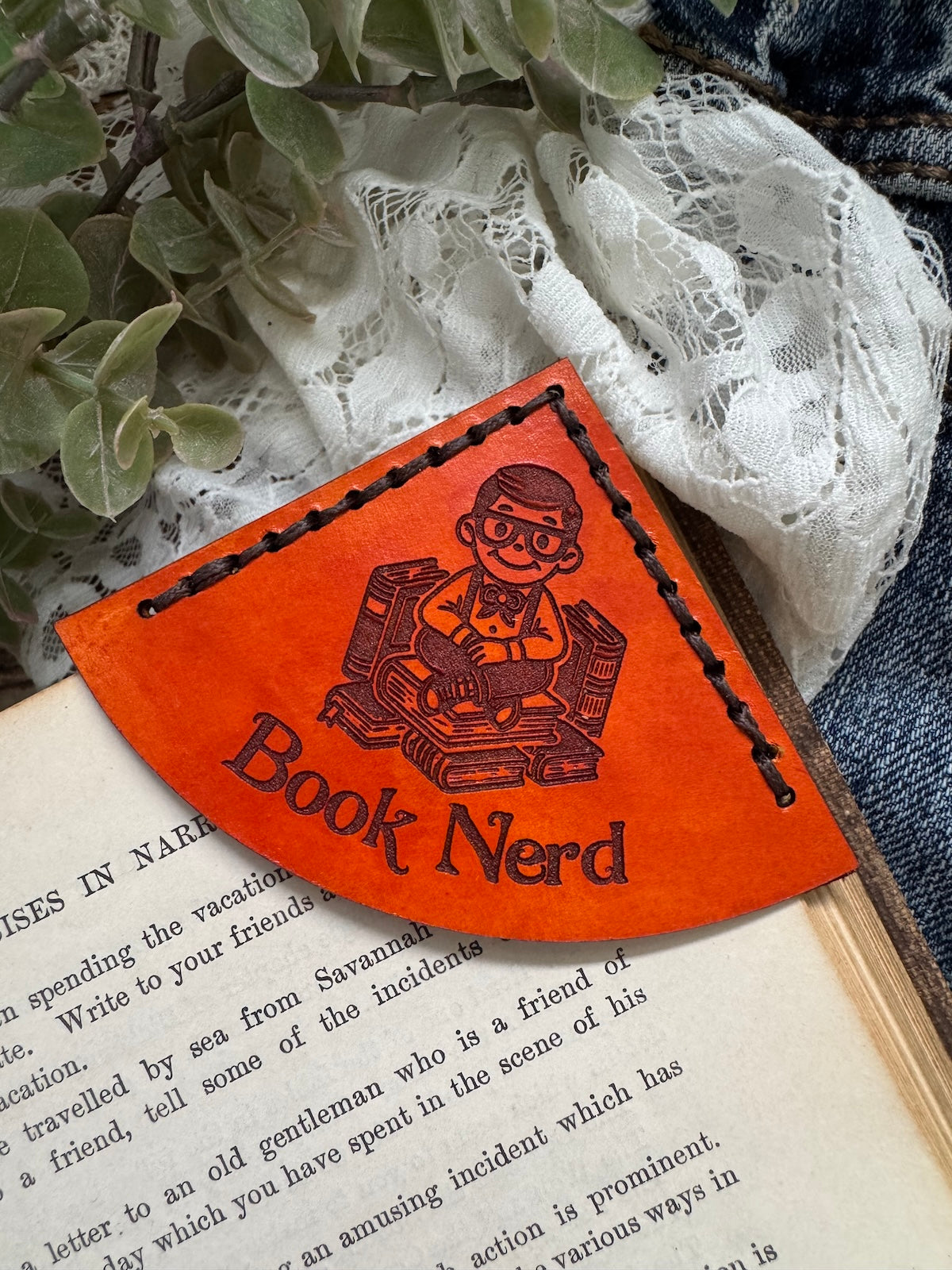 Book Nerd Bookmark - Boy