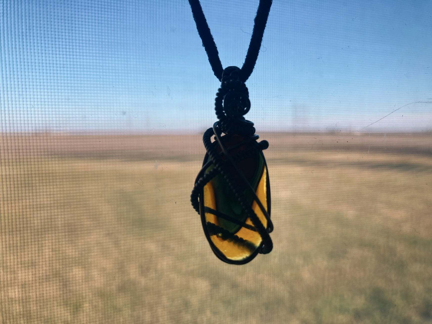 Elizabeth Spiral Wrap Pendant Necklace