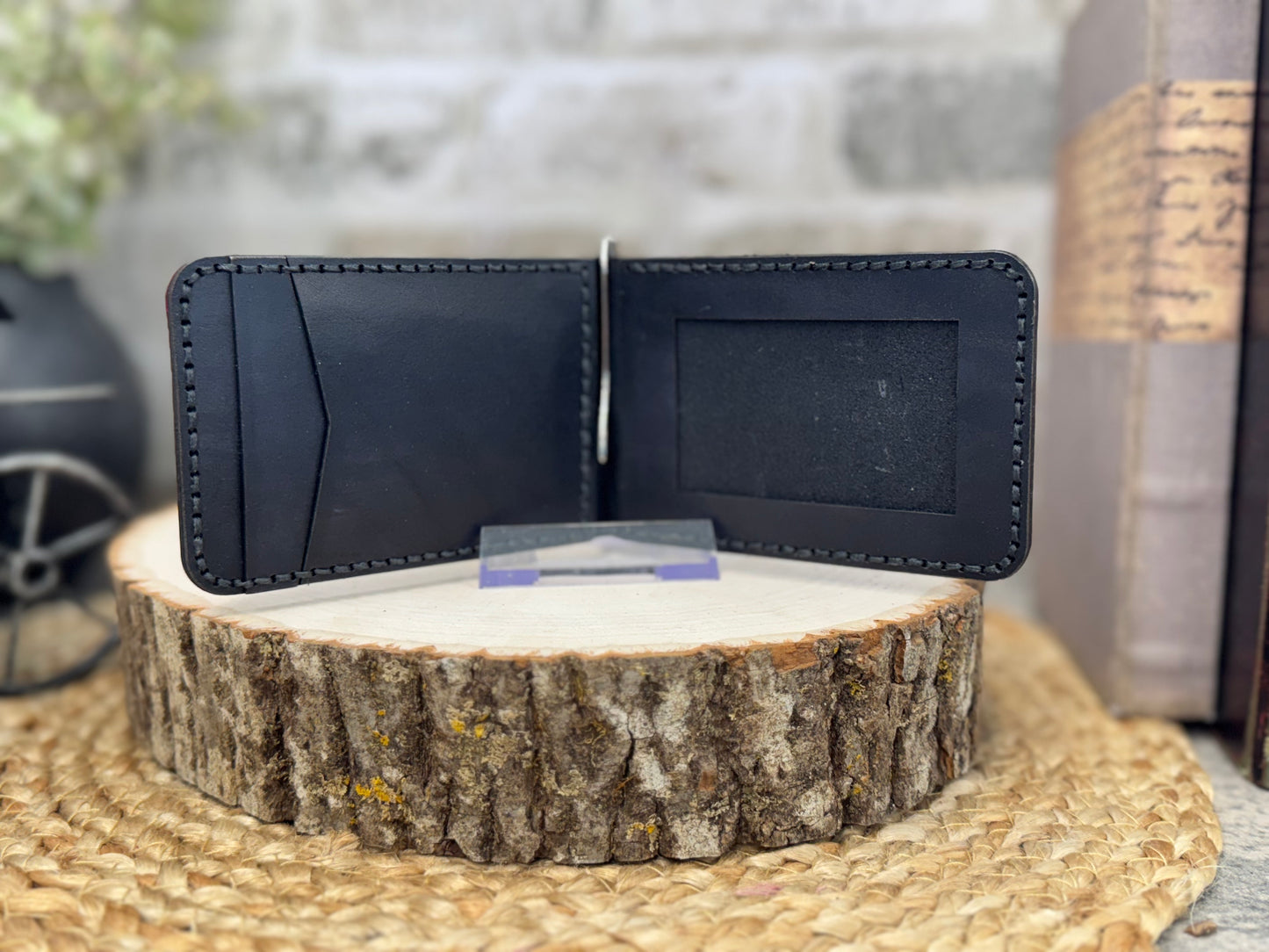 Tattoo Style Eagle Wallet with Money Clip