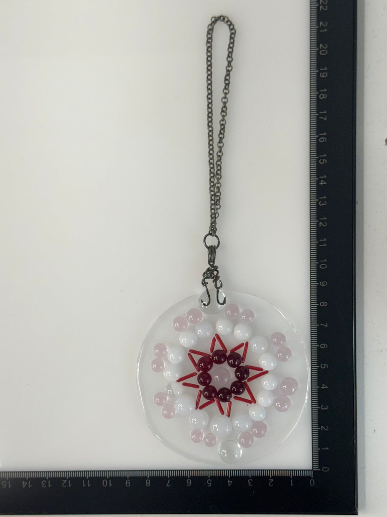Clear Mandala Sun Catcher