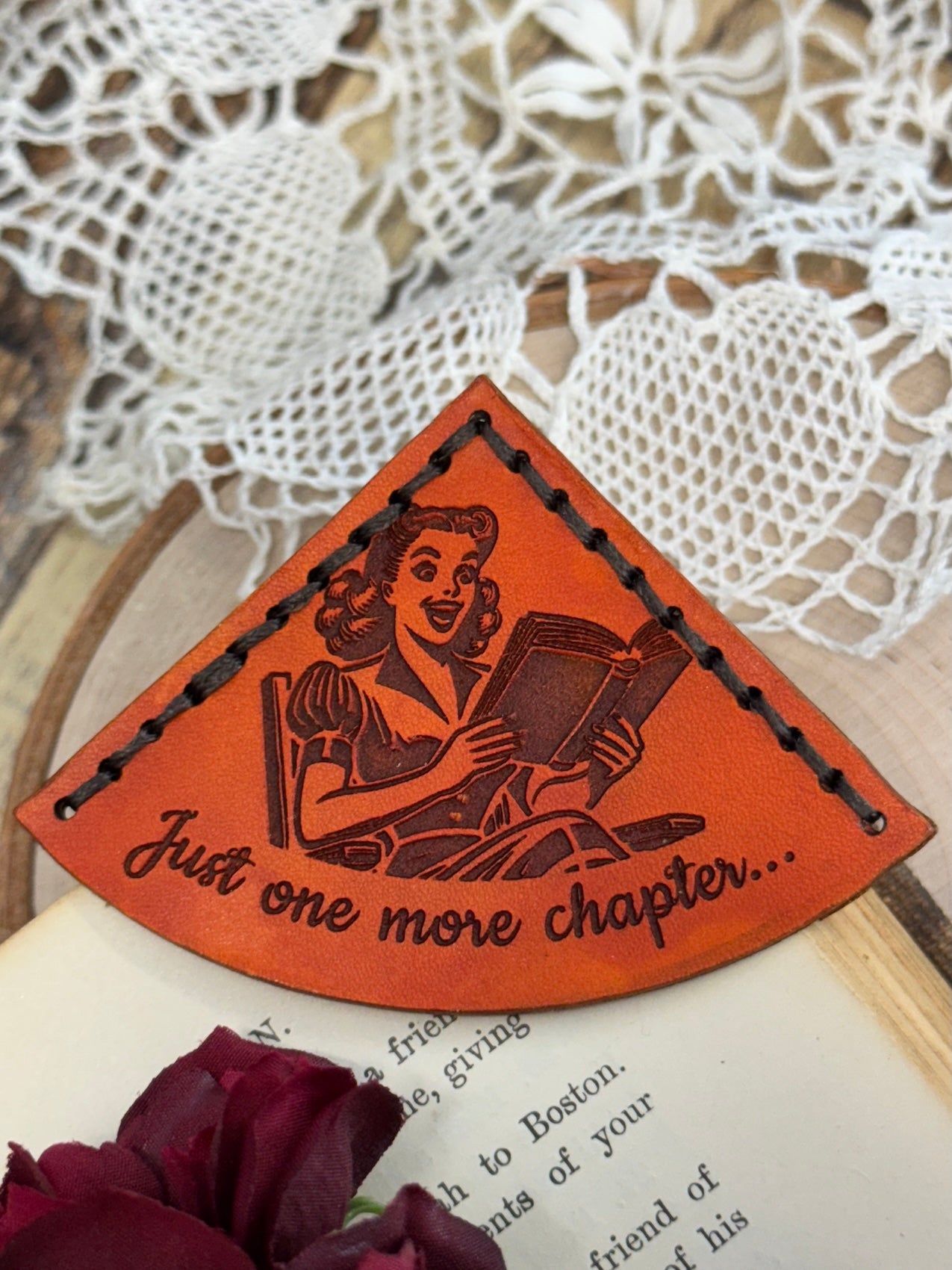 Just One More Chapter Bookmark - Female