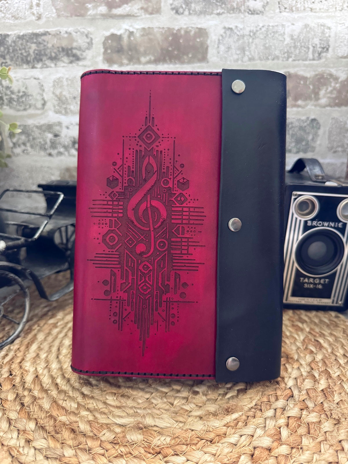 Musical Cadence Leather Notebook