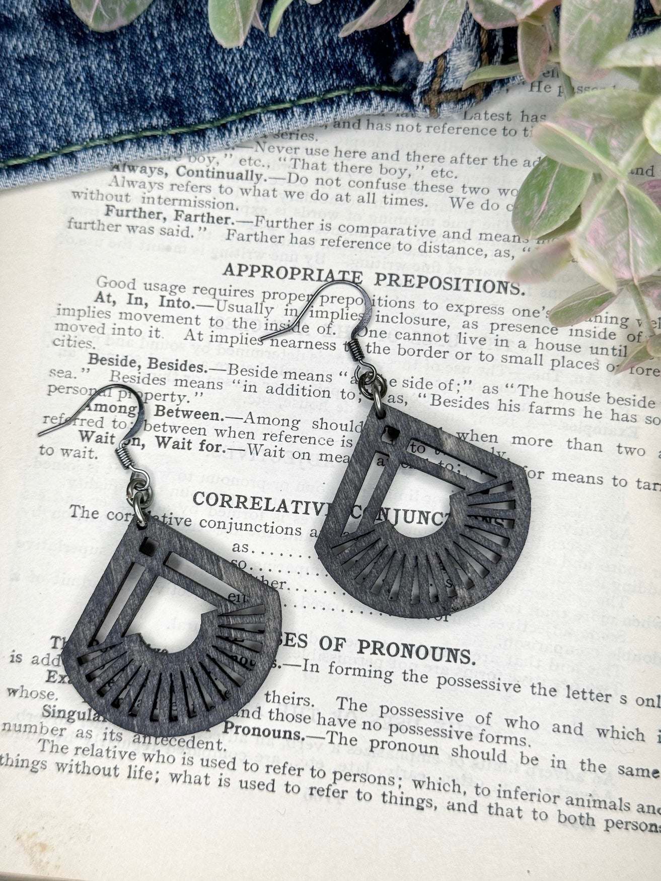 Nova Arc Wooden Earrings
