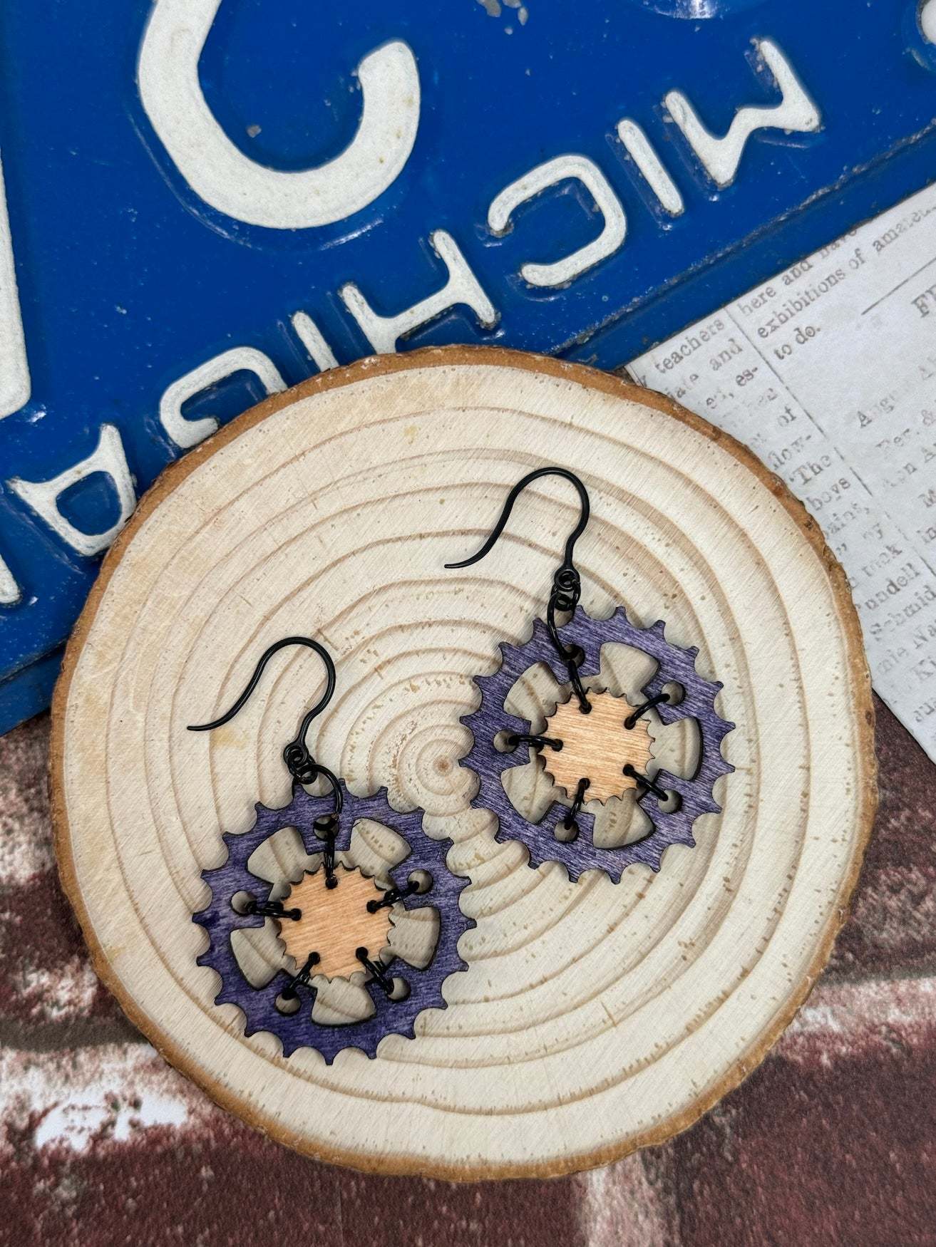 Wood Earrings