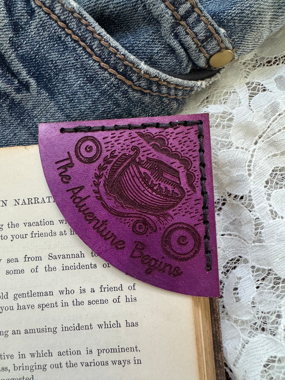 The Adventure Begins Bookmark - Ark