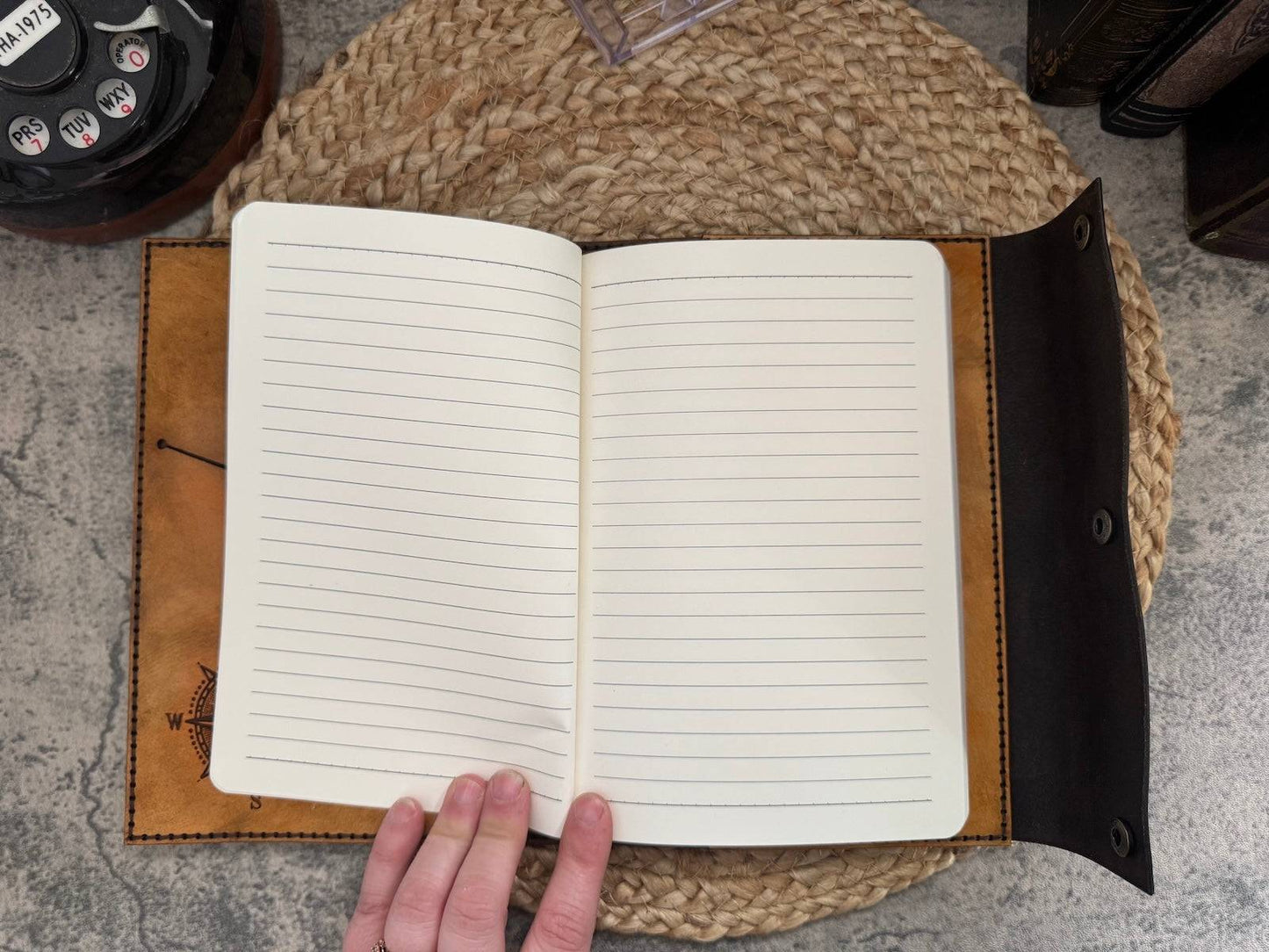 Vintage Voyage Leather Notebook