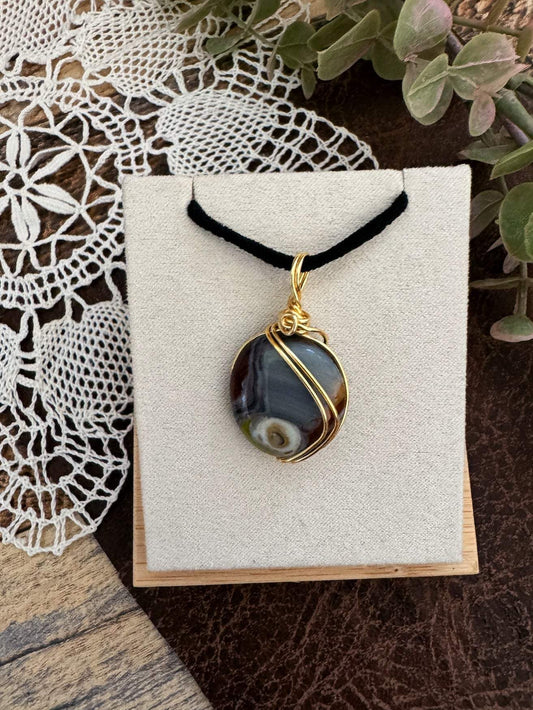 Abby Eye of the Storm Necklace