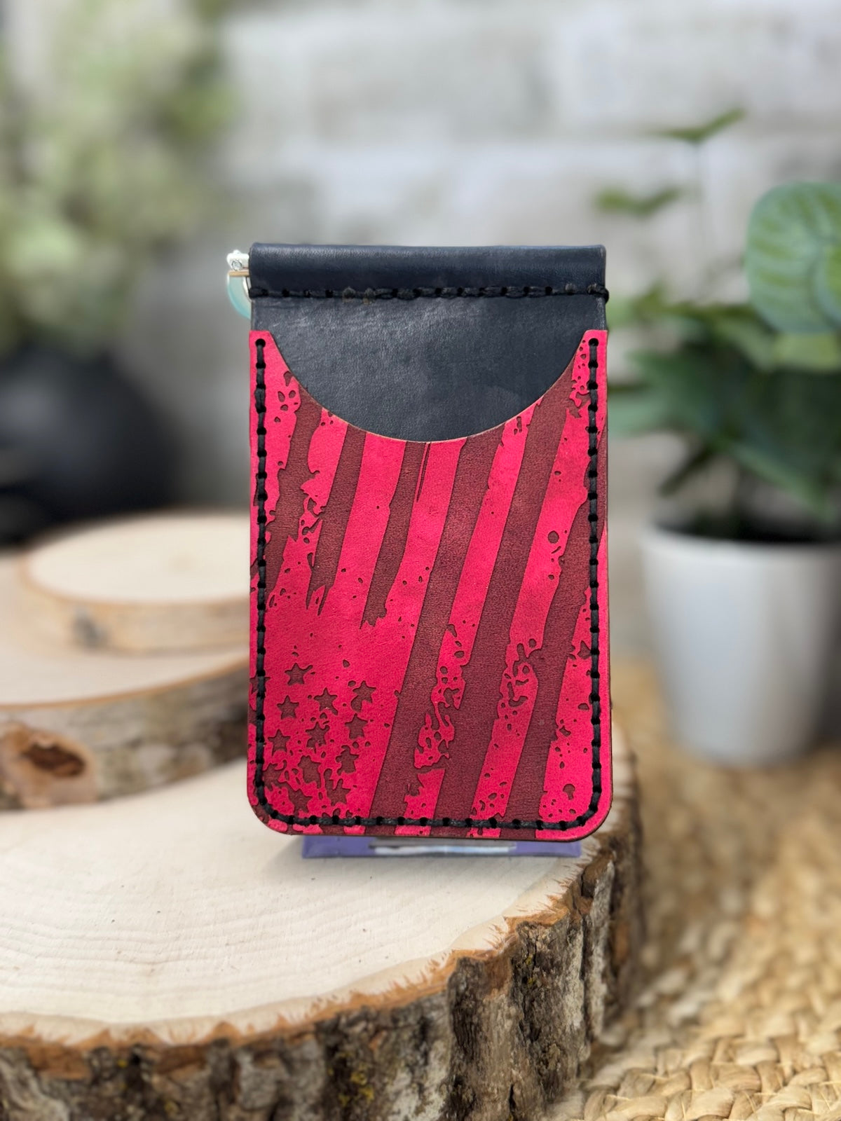 American Flag Wallet with Money Clip
