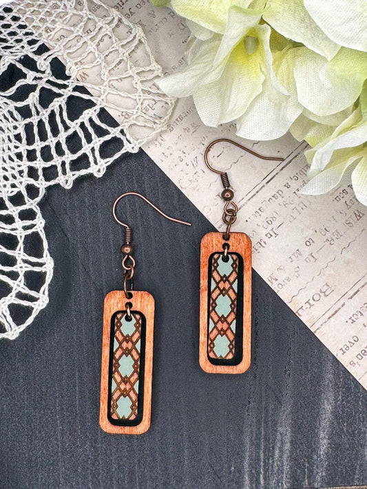 Argyle Cutout Earrings