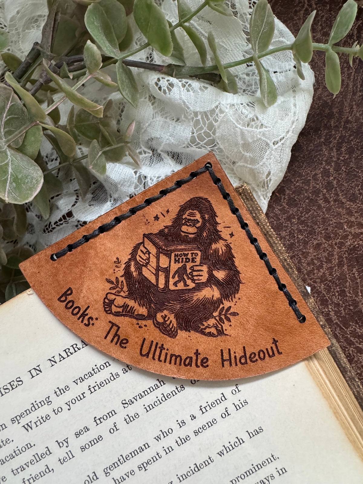 Bigfoot Leather Bookmark