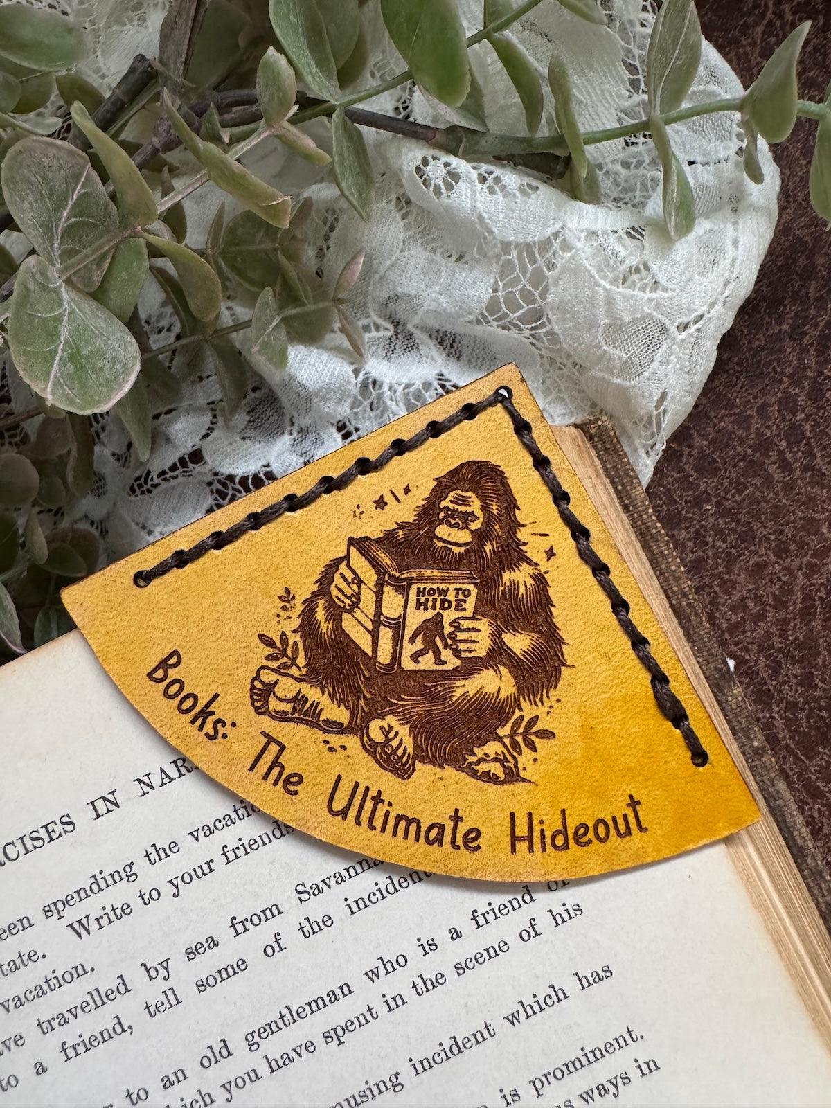 Bigfoot Leather Bookmark
