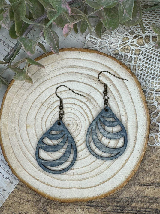 Dangle Earrings | Curved Cascade Dangle Earrings | Sophia Renee Designs