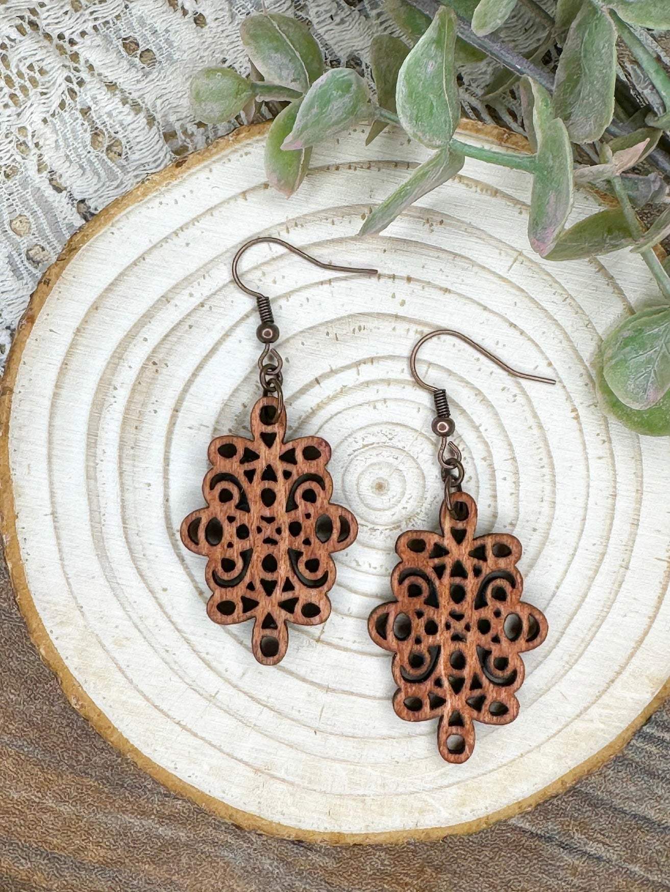 Dangle Earrings | Harmony Lace Symmetry Dangle Earrings
