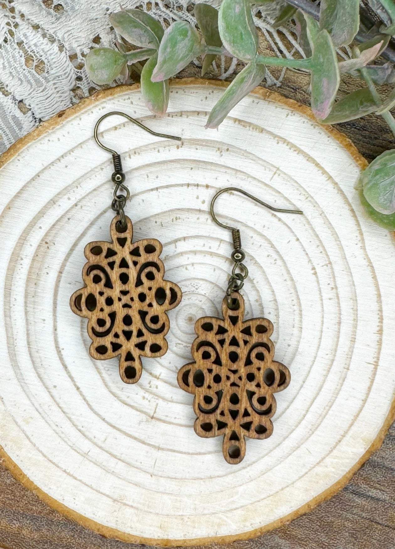 Dangle Earrings | Harmony Lace Symmetry Dangle Earrings