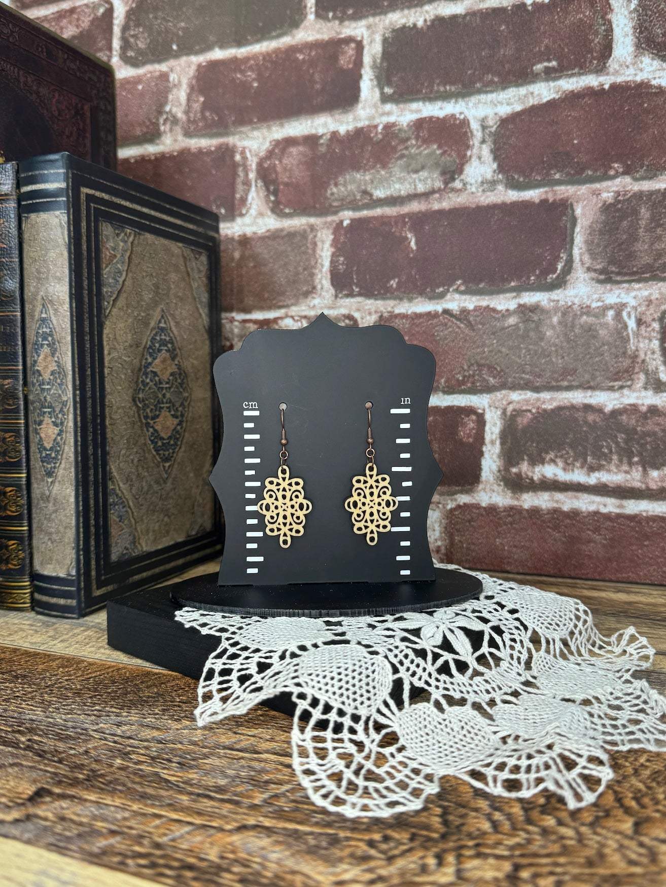 Dangle Earrings | Harmony Lace Symmetry Dangle Earrings | Lightweight