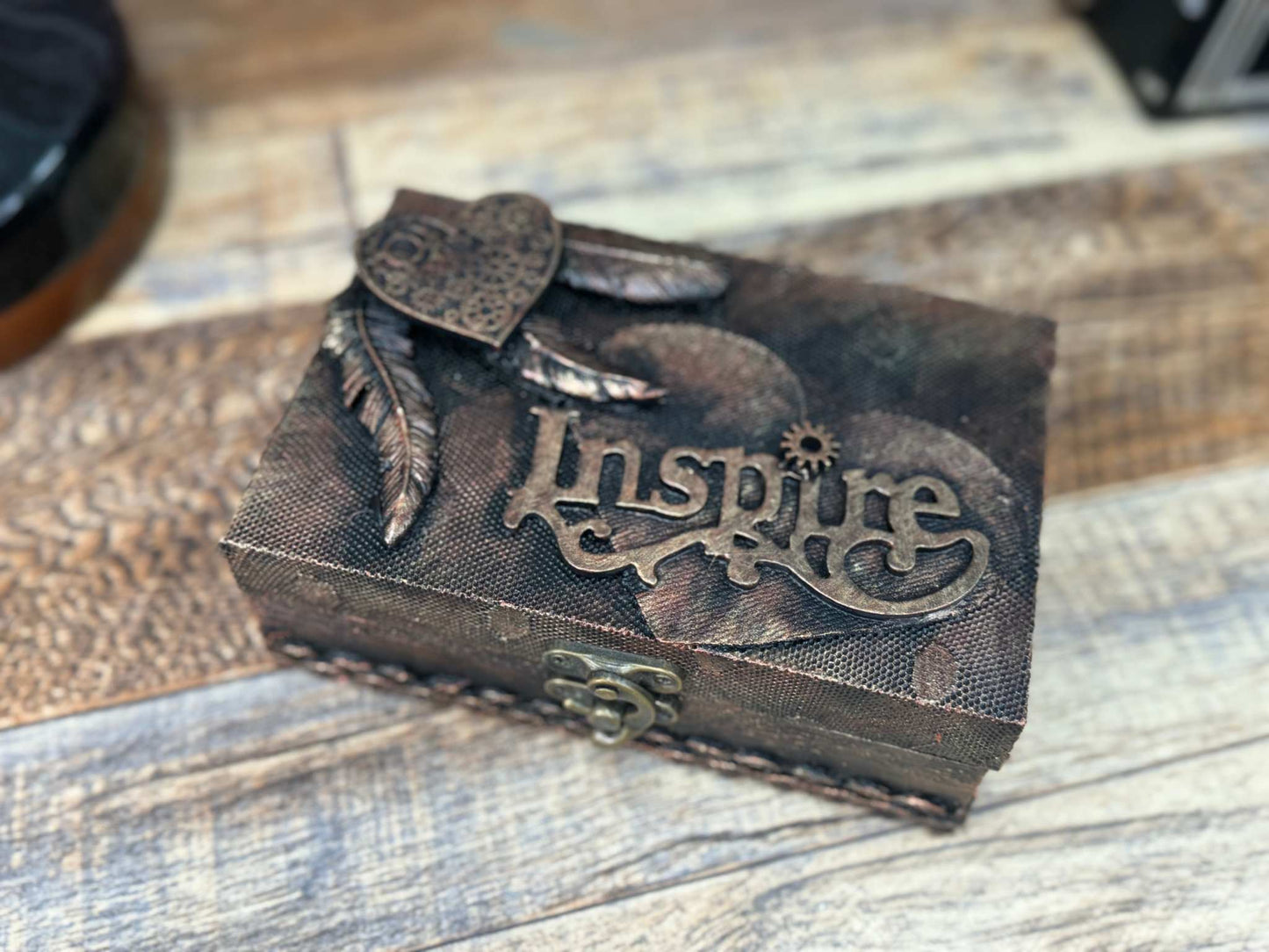 Inspire Antiqued Mini Steampunk Box