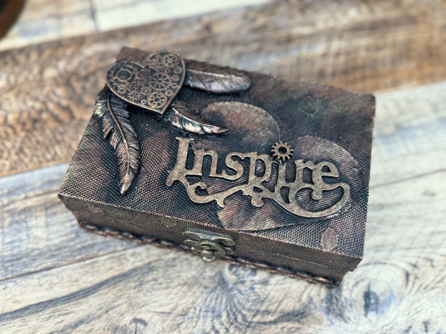 Inspire Antiqued Mini Steampunk Box