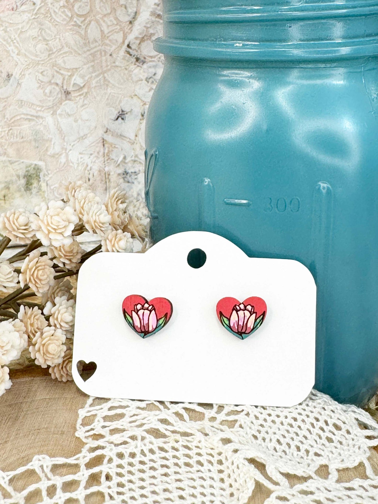 Tulip Love Studs