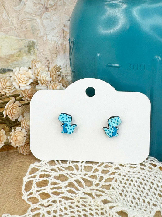 Dinosaur Stud Earrings