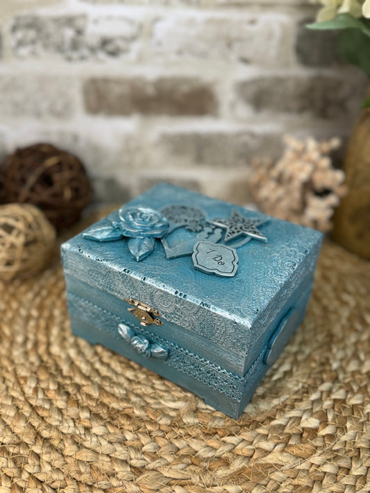 "I Do" Wedding Memories Antiqued Box