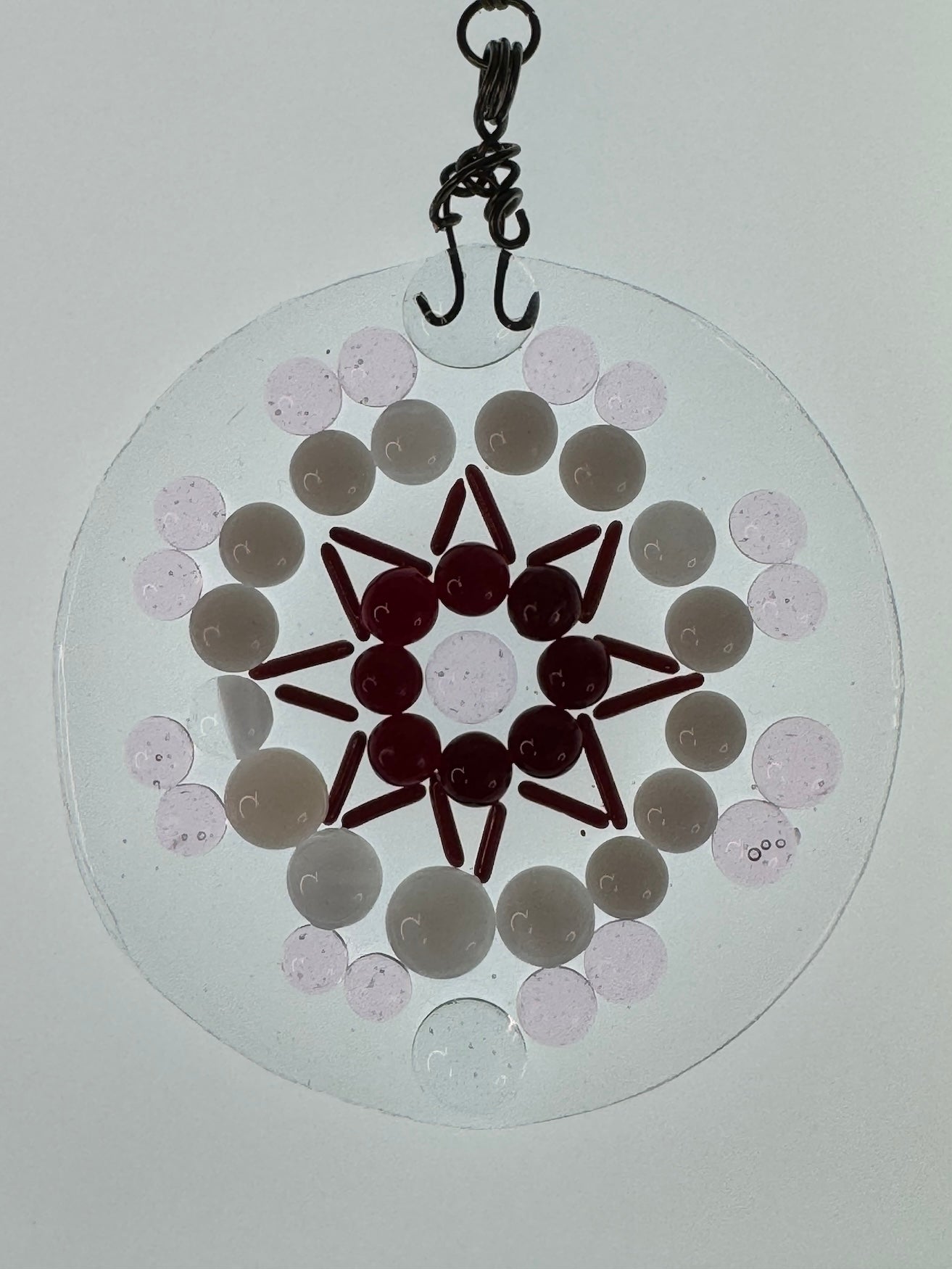 Clear Mandala Sun Catcher