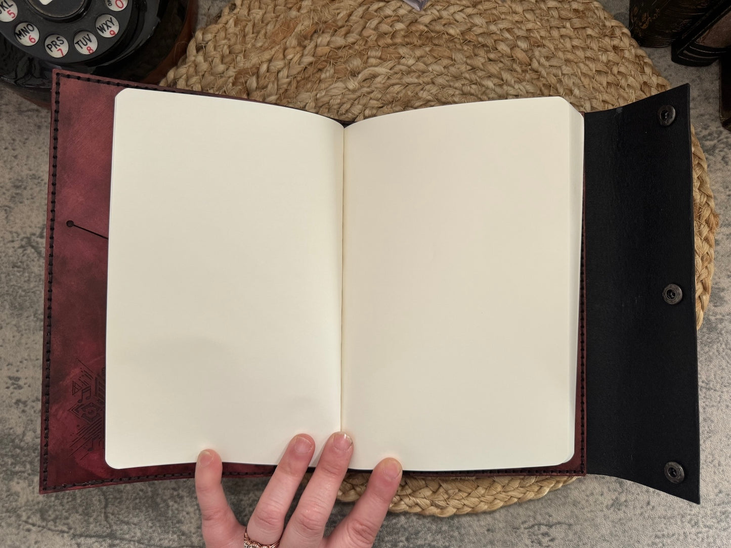 Musical Cadence Leather Notebook