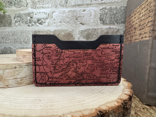 Old Map Minimalist Wallet
