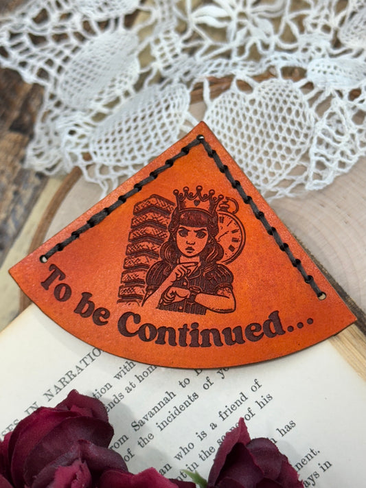 Princess and the Pea Leather Bookmark