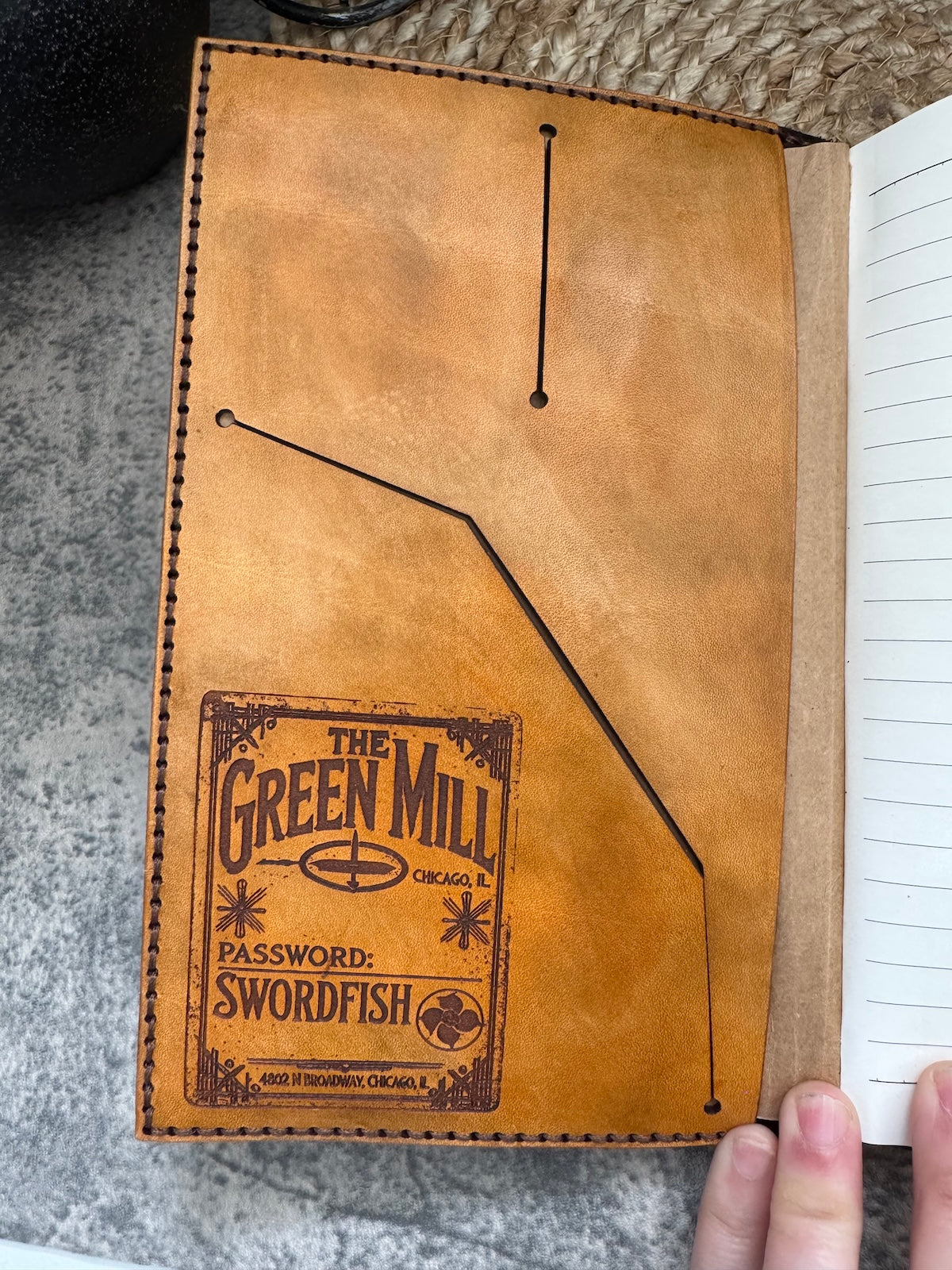 Prohibition Leather Notebook