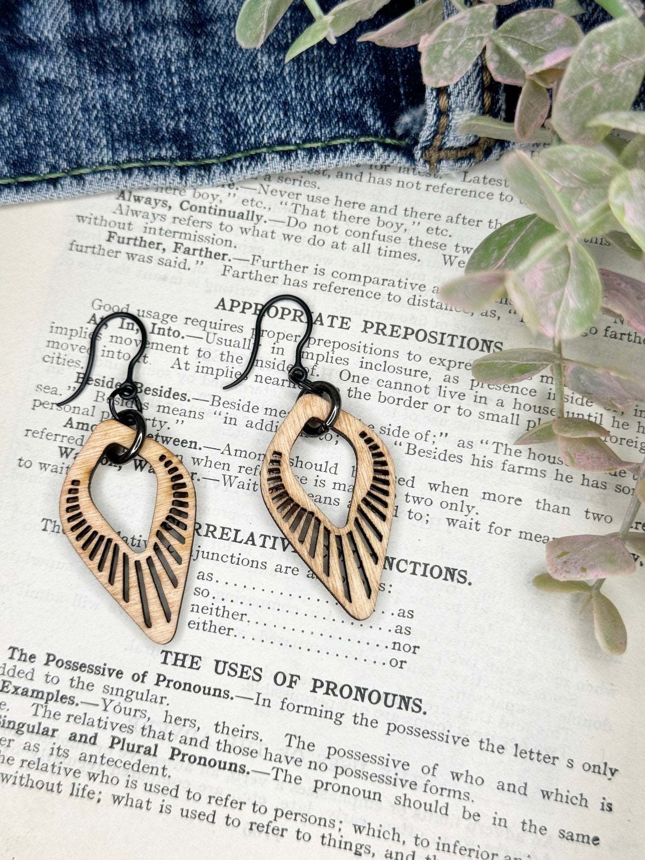 Radiant Reverse Teardrop Dangle Earrings