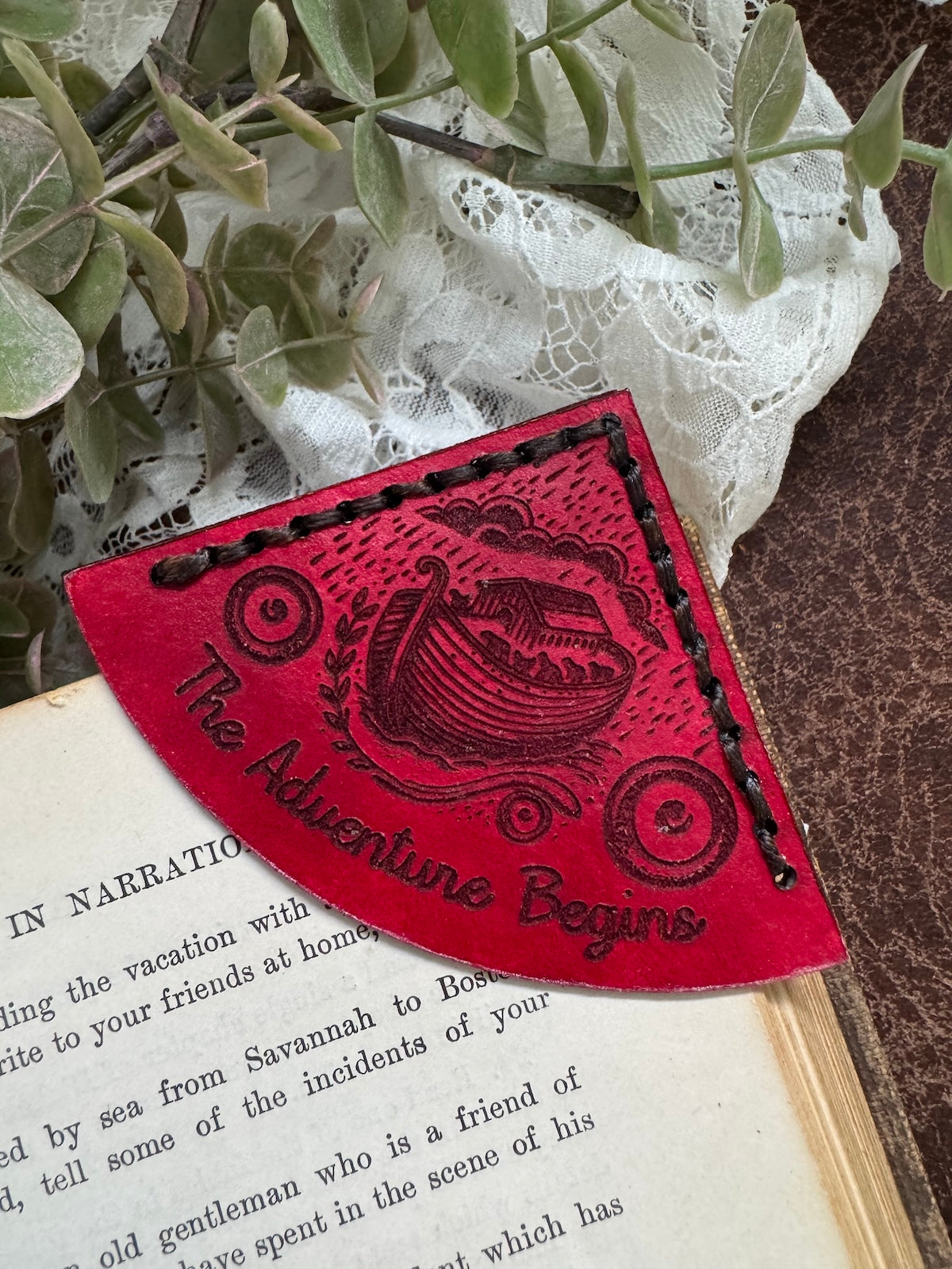 The Adventure Begins Bookmark - Ark