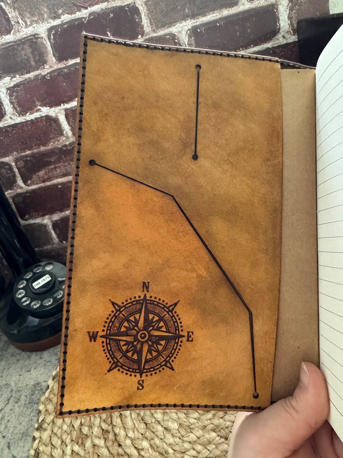 Vintage Voyage Leather Notebook